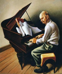 Portrait Of Carl Ruggles — Thomas Hart Benton