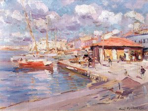 Sevastopol, Fisher's Bay — Konstantin Alexeievitch Korovin