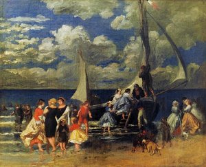 Uusi Lähtö Veneilijöille — Pierre-auguste Renoir