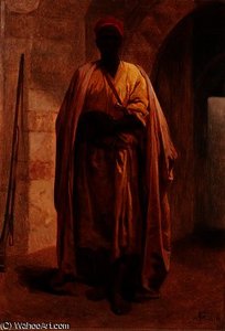 Portrait Of A Young Arab — Frederick Goodall