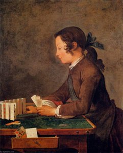 Le Château De Cartes — Jean-baptiste-siméon Chardin