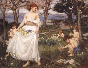 A Song Of Springtime — John William Waterhouse
