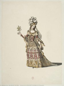 Costume De La Paix Pour Le Prologue De Proserpine — Jean Berain The Elder