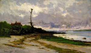 Landscape Near Newport, R. I — Edward Mitchell Bannister