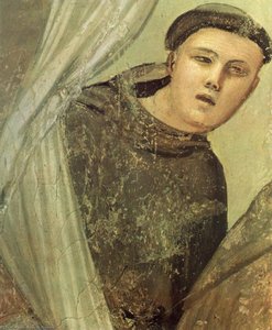 Scènes De La Vie De Saint François : 7. Vision De L'ascension De Saint François (détail) — Giotto Di Bondone