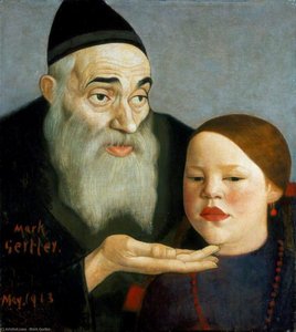 The Rabbi And His Grandchild — Mark Gertler