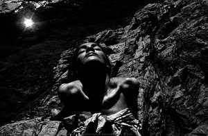 Woman On The Rocks, Salvador, Ba. Brazil — Sheila Maureen Bisilliat