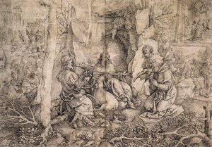 Scenes From The Life Of St Giles — Jan Gossart