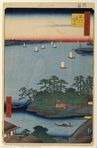 83. Shinagawa Susaki — Ando Hiroshige