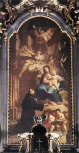 Appearance Of The Virgin To St Anthony — Johann Lucas Kracker