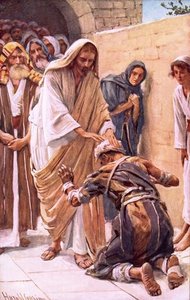 The Healing Of The Leper — Harold Copping