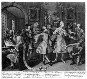 Umgeben Von Künstlern Und Professoren — William Hogarth