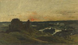 Château Gaillard, Les Andelys — Charles-françois Daubigny