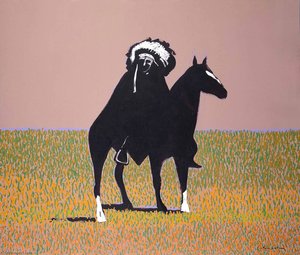 Indian Image — Fritz Scholder