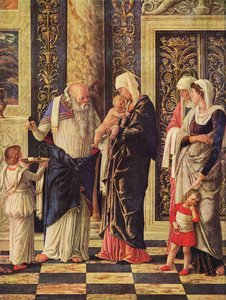 Obrzezanie Jezusa, Detal — Andrea Mantegna