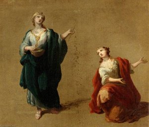 Figure Study — Angelica Kauffmann (maria Anna Angelika)