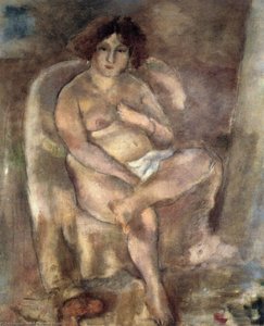 Woman Seated In An Armchair — Julius Mordecai Pincas