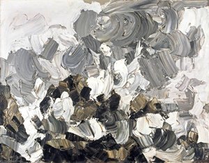 Wave Breaking On Rocks — John Kyffin Williams