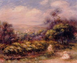 Paisaje De Cagnes (13) — Pierre-auguste Renoir