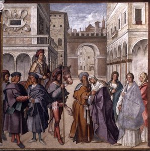 Meeting At The Golden Gate — Boccaccio Boccaccino