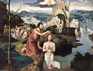 Baptism Of Christ — Joachim Patenier