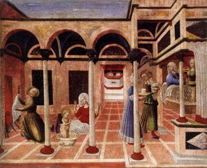 Birth Of St Nicholas — Pietro Di Giovanni D'ambrogio