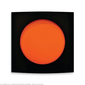 Black And Orange — Rashid Bin Abdullah Al Khalifa