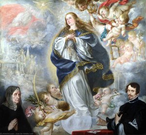 The Immaculate Conception With Two Donors — Juan De Valdés Leal