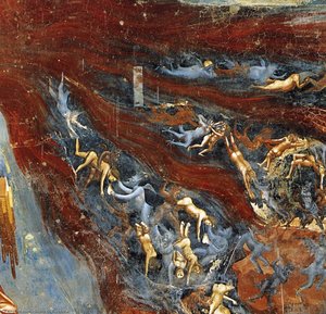 Utolsó Ítélet (detál 12) (scrovegni-kápolna (arena Chapel), Pádua) — Giotto Di Bondone
