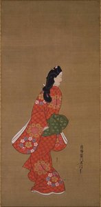 Beauty Looking Back — Hishikawa Moronobu
