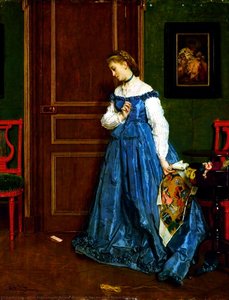 Hesitation (also Known As Madam Morteaux) — Alfred Émile Léopold Stevens