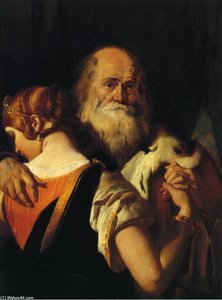 King Lear And Cordelia — Daniel Maclise