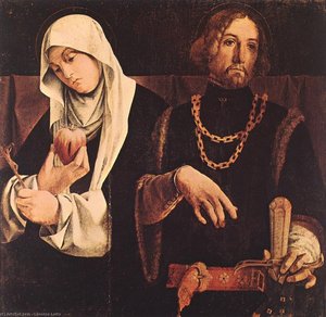 Santas Catalina De Siena Y Sigismundo — Lorenzo Lotto