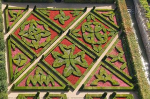 Aerial View - Ornemental Garden, First Salon — Lozano - Javier De Winthuysen