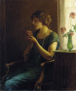 The Full Blown Rose — Charles Courtney Curran