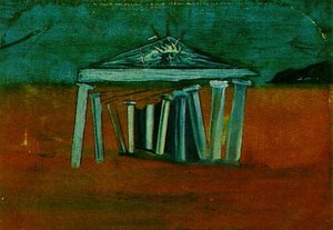 Tempel - Skizze Für Ein Bühnenbild — Salvador Dalí