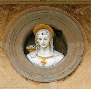 St Lucy — Giovanni Della Robbia