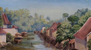 In Surabaza, Java — Marianne North