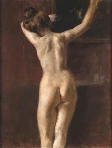 Female Nude From Back — Mariano Fortuny Y Madrazo