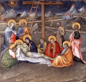 Lamentation Over The Dead Christ — Giovanni Di Paolo