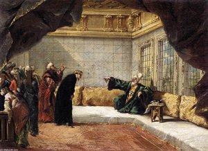Dergoumidas Before The Grand Vizier — Gianantonio Guardi