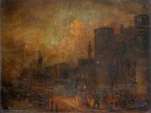 Port Scene (sailors Joining Ship At The Tower Of London) — Samuel Scott