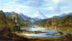 Mountain Landscape With Indians — Джон Мікс Стенлі