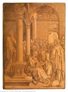 The Adoration Of The Magi — Andreas Ludwig Kruger