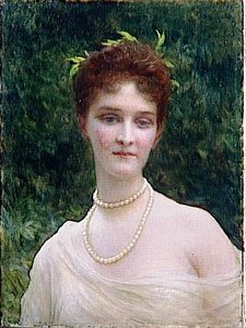 Portrait D'agnes De Pourtales, Marquise De Loys Chandieu — Ernest Hébert (antoine Auguste Ernest Hebert)