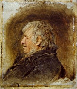Profile Study Of An Elderly Man — John Faed