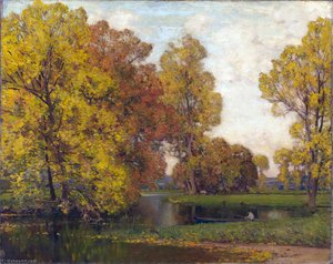 Golden Autumn — Alfred East