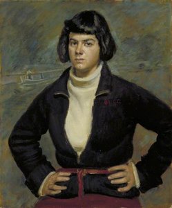 Christian Vlasto, A Canal Boat Woman — Bernard Hailstone