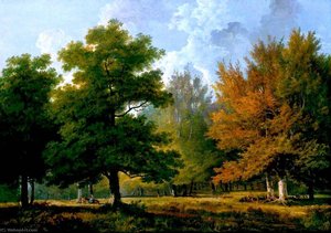 Landscape, Woodland Scene — George Barret Yaşlı
