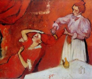 Rozczesywanie Włosów 2 — Hilaire-germain-edgar Degas